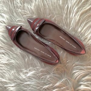 Purple Marc Jacobs Pointed Flats